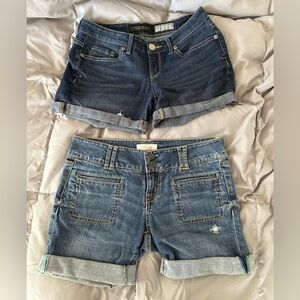 Bundle Aeropostale Denim Jean Shorts size 0